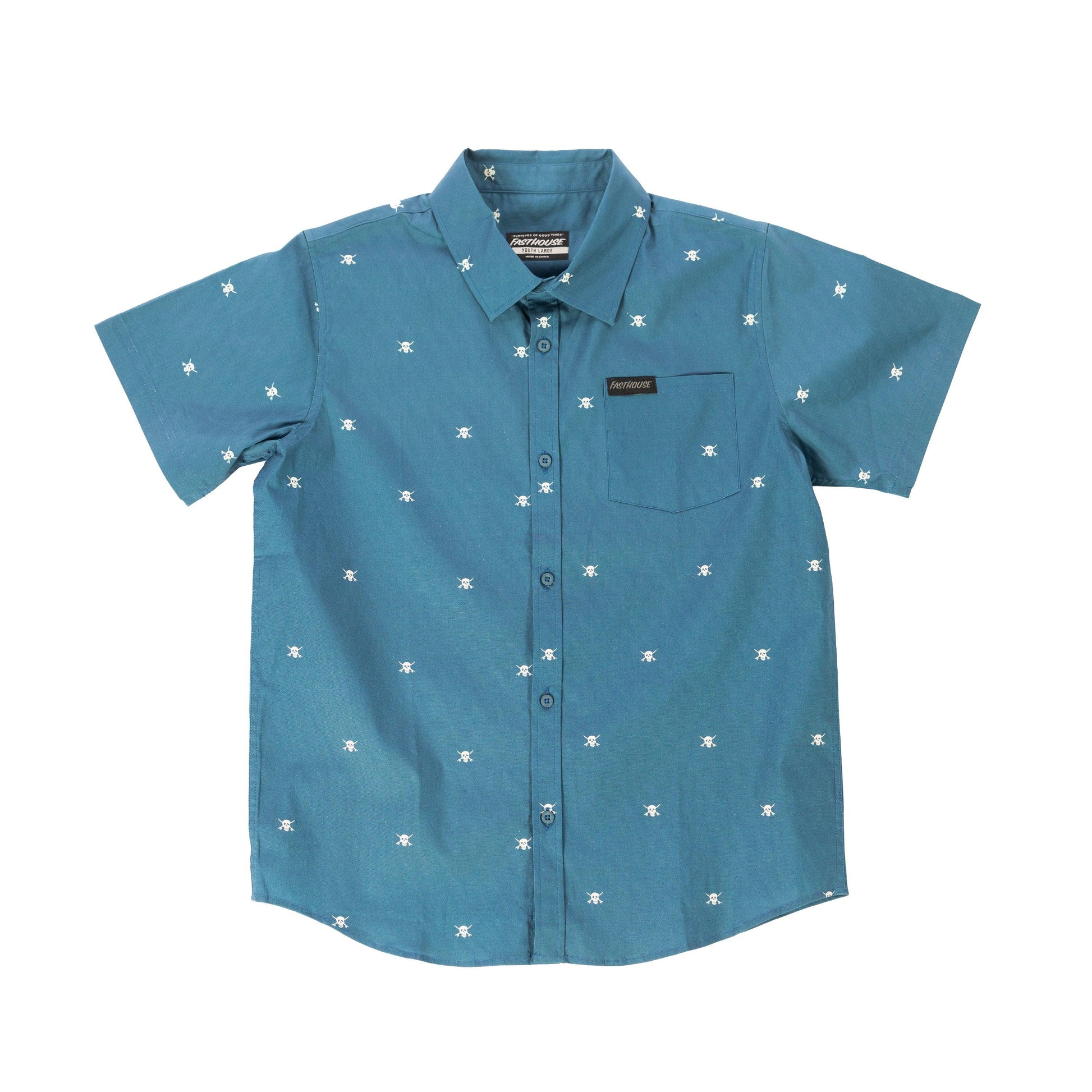 Fasthouse Youth Jasper Short Sleeve Button-Up