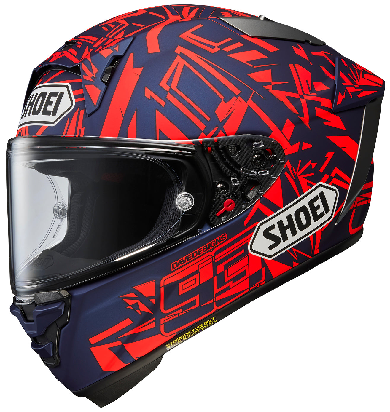 Shoei X-15 Marquez Dazzle Full Face Helmet - TC-10