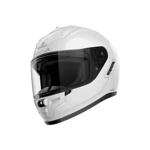 SENA PHANTOM ANC FF HELMET MESH GLOSSY WHITE MD