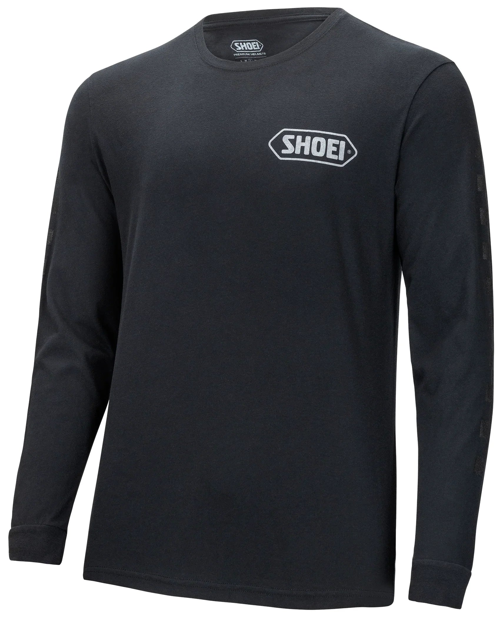 SHOEI CORP LOGO LONG SLEEVE T-SHIRT BLACK/GUNMETAL