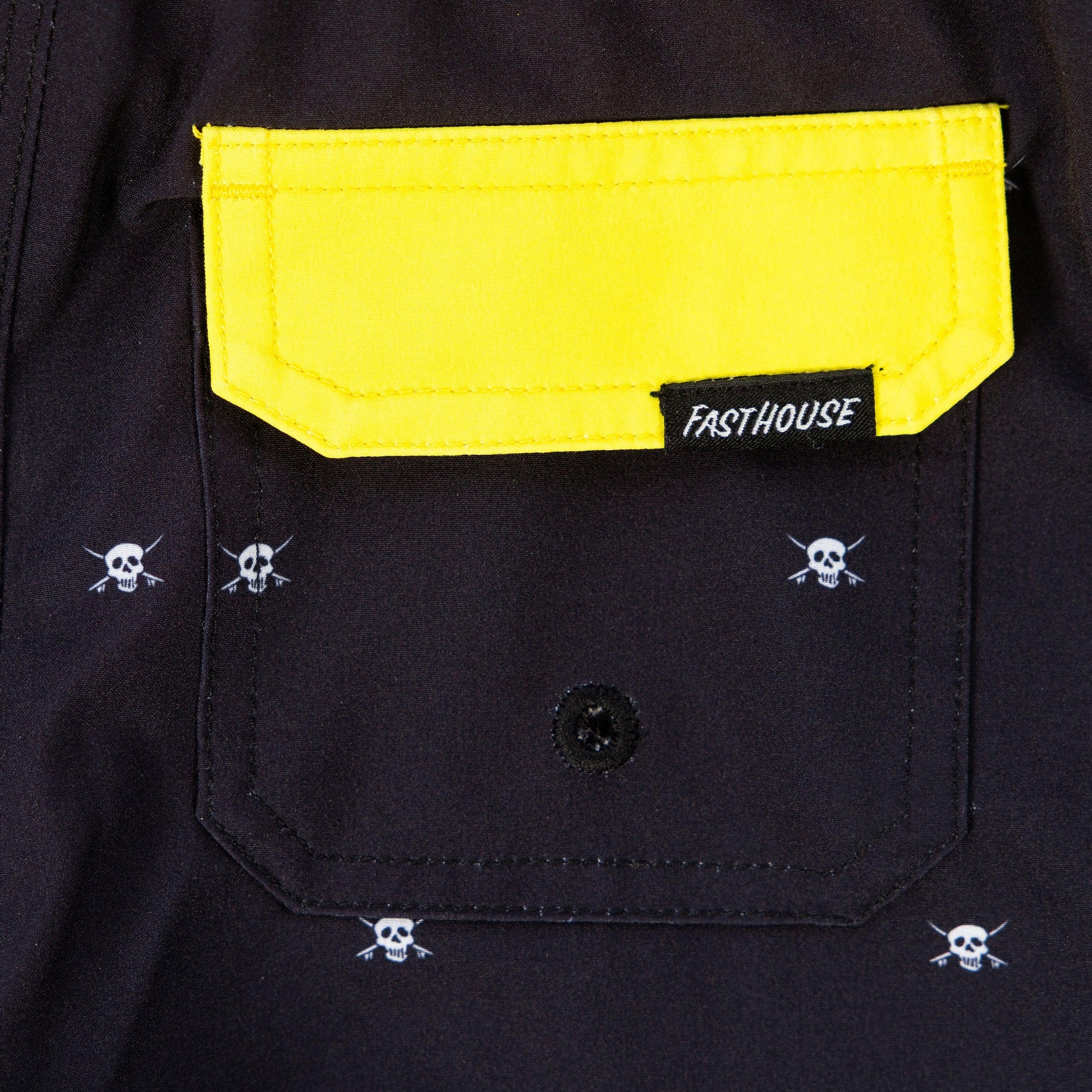 Fasthouse Youth Jasper Boardshort Black/Hi Viz