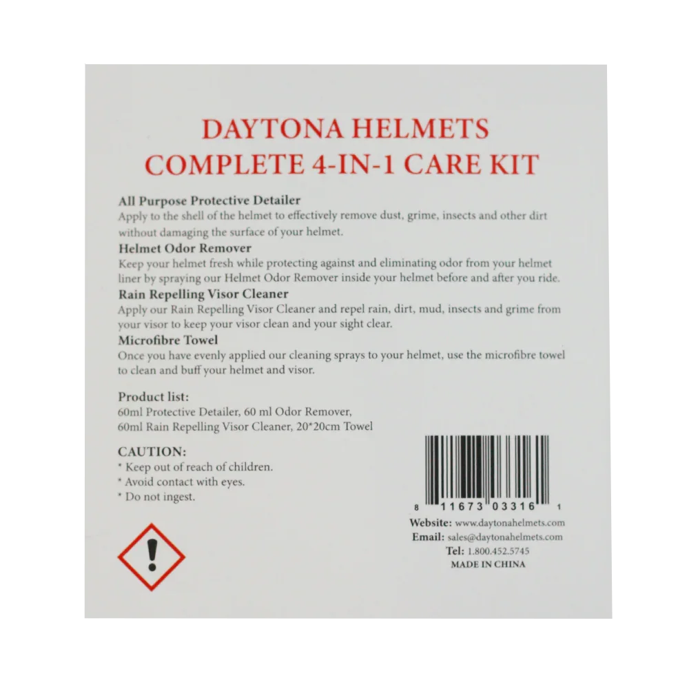 Daytona Helmets Helmet Care Kit- Single (CK-1)