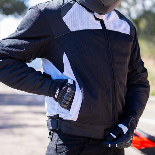 NORU KUKI MESH MEN'S JACKET BLACK/WHITE