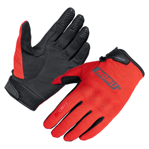 NORU SUGO KNUKLE ARMOR YOUTH GLOVES RED