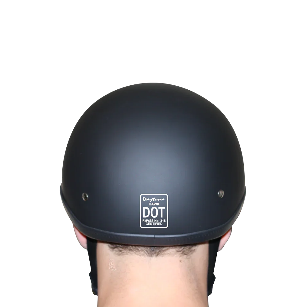 Daytona Helmets D.O.T. Hawk- Dull Black