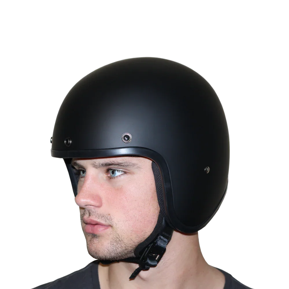 Daytona Helmets DOT Approved Daytona Cruiser Open Face Motorcycle Helmet - Men, Women & Youth - With Visor & Graphics - W/ Wild Soul