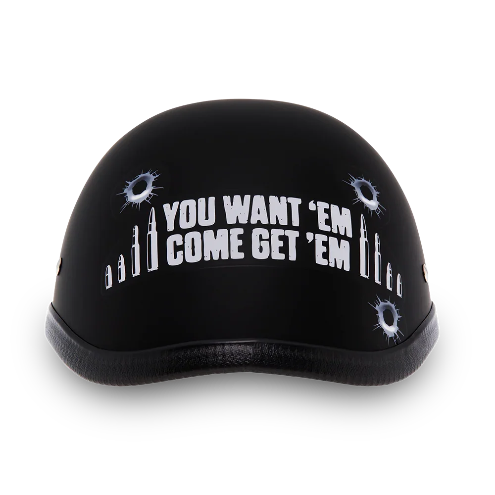 Daytona Helmets Novelty Eagle- W/ Come Get 'Em