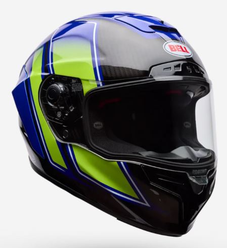 Bell PS RACESTAR DLX FLEX GRID/YELLOW BLUE YELLOW